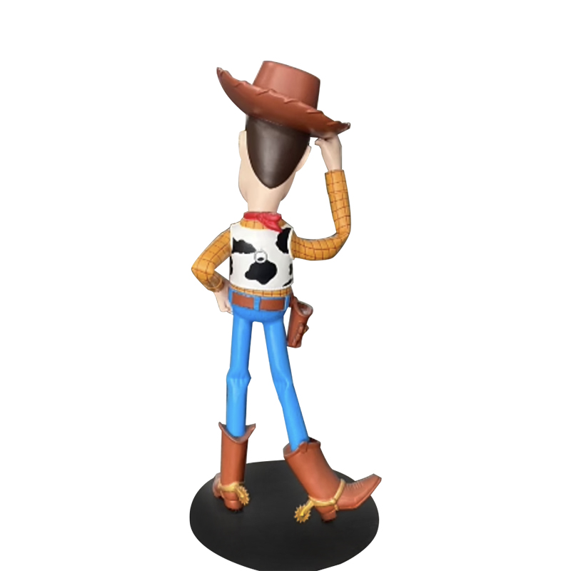Sheriff Woody Fiberglass Patung dengan butiran yang realistik untuk hiasan luaran & dalaman Sheriff Woody Fiberglass Patung dengan butiran yang realistik untuk hiasan luaran & dalaman