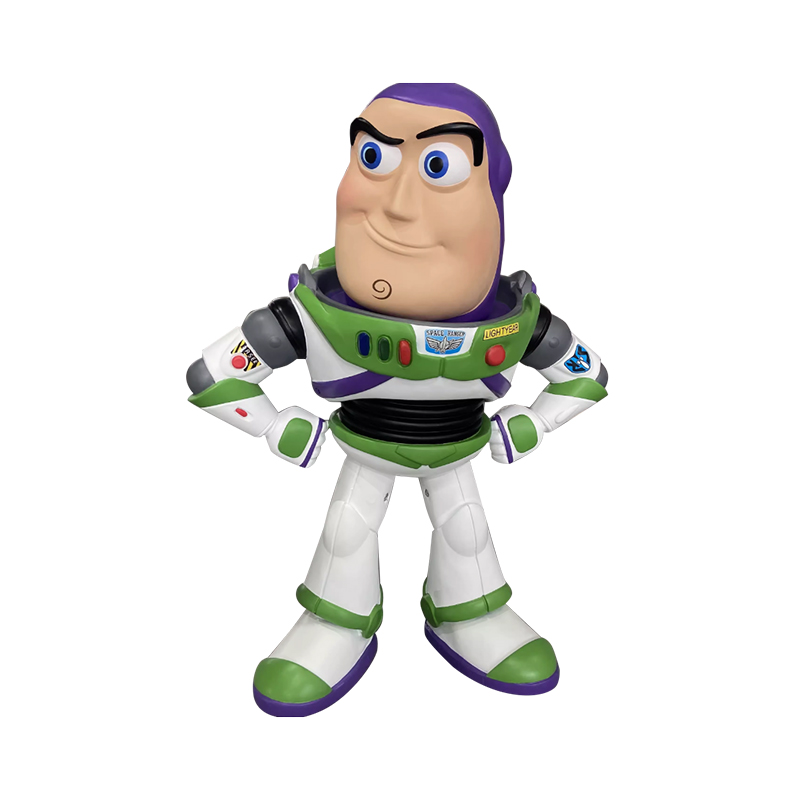 Toy Story Buzz Lightyear Action Figure - Sculpture Cartoon 3D untuk Hiasan & Koleksi Bilik Kanak -kanak