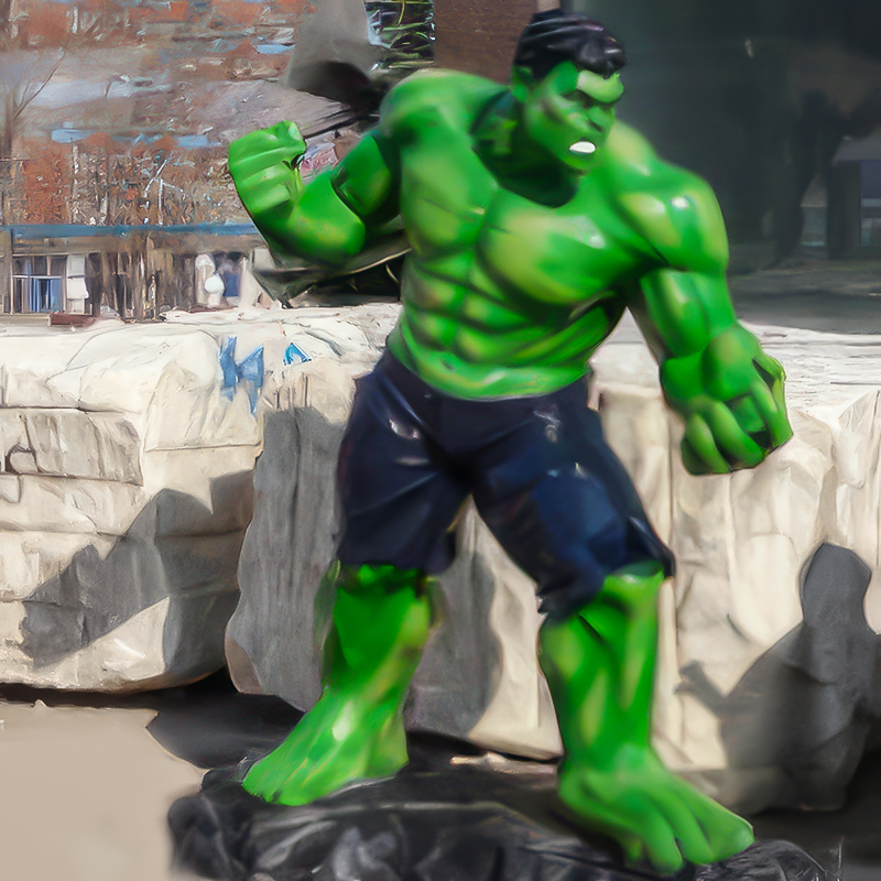 Patung Hiasan Rumah & Pemungut Eco-Fiberglass Hulk untuk peminat Marvel Patung Hiasan Rumah & Pemungut Eco-Fiberglass Hulk untuk peminat Marvel